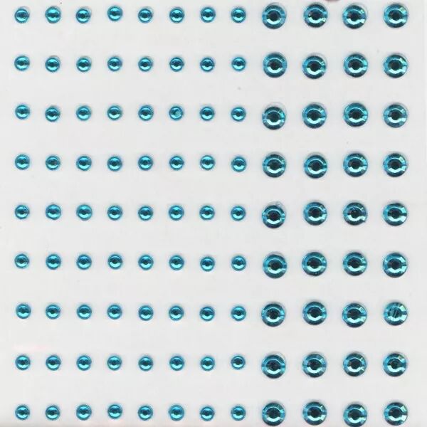 Strass - bleu turquoise