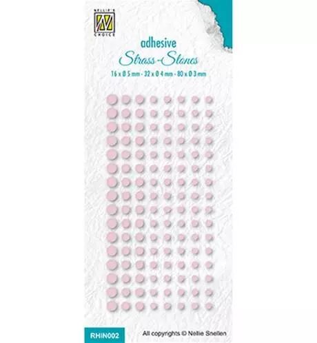 Strass - Stones - 128 pi�ces - rose