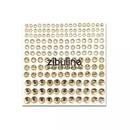 Strass autocollants - Beige