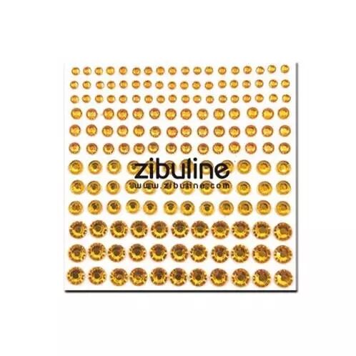 Strass autocollants - Orange