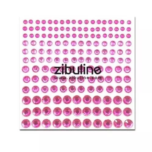 Strass autocollants - Rose