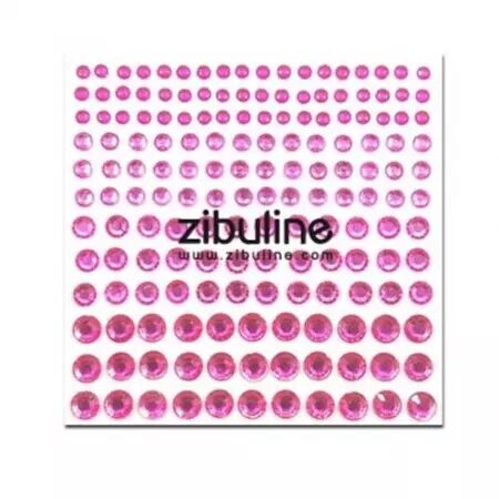 Strass autocollants - Rose