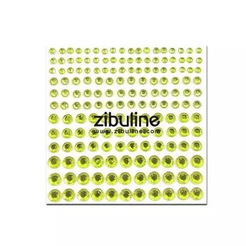 Strass autocollants - Vert Anis