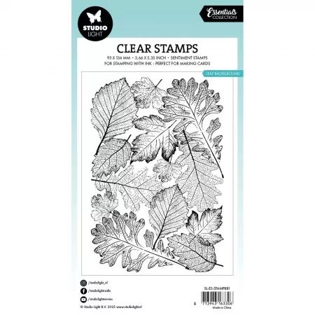 Tampon  - Essentials - fond de feuilles - Studio Light