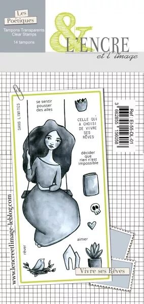 Tampon - 10x21cm - Vivre ses R�ves