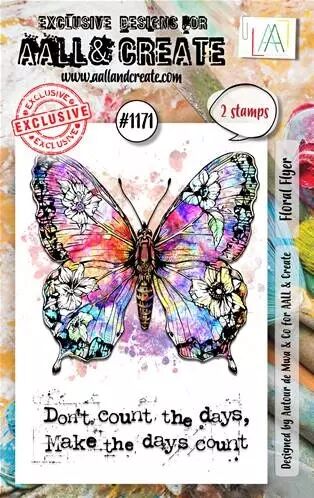 Tampon - A7 - #1171 - Floral Flyer