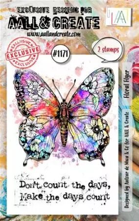 Tampon - A7 - #1171 - Floral Flyer