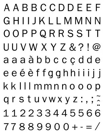 Tampon - Alphabet moderne - Artemio