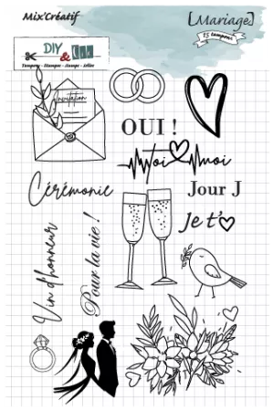 Tampon - Amour et Cie - DIY&Cie