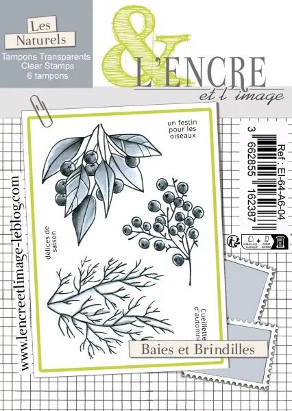 Tampon - Baies et Brindilles - L\'Encre et l\'Image