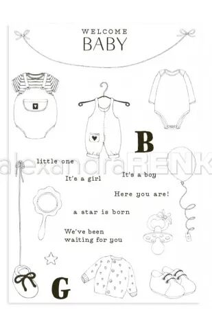 Tampon - Bienvenue b&eacute;b&eacute; - Alexandra Renke