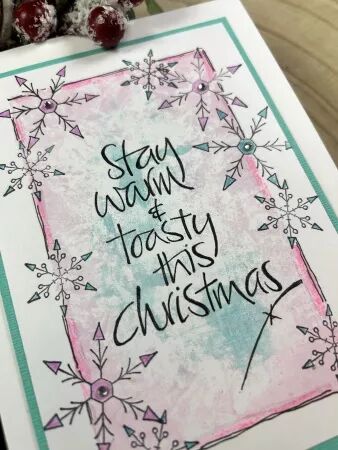 Tampon - Bonhomme de neige - JOFY143 - Paper Artsy