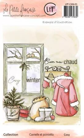 Tampon - Cannelle et poinsettia - Cosy