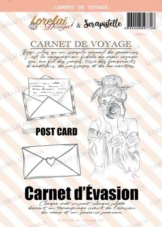 Tampon - Carnet d\'Evasion - Carnet de voyage - Lorelaï Design