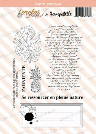 Tampon - Carnet d\'Evasion - Carte Postale - Lorelaï Design