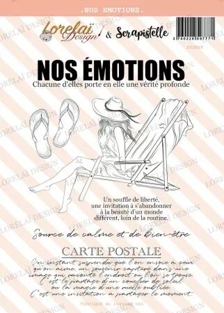 Tampon - Carnet d\'Evasion - Nos Emotions - Lorelaï Design