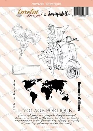 Tampon - Carnet d\'Evasion - Voyage poétique - Lorelaï Design