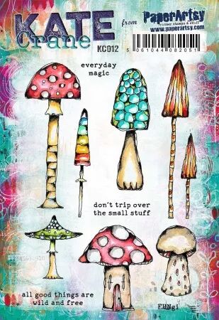 Tampon - Champignons- Kate crane pour Paper Artsy