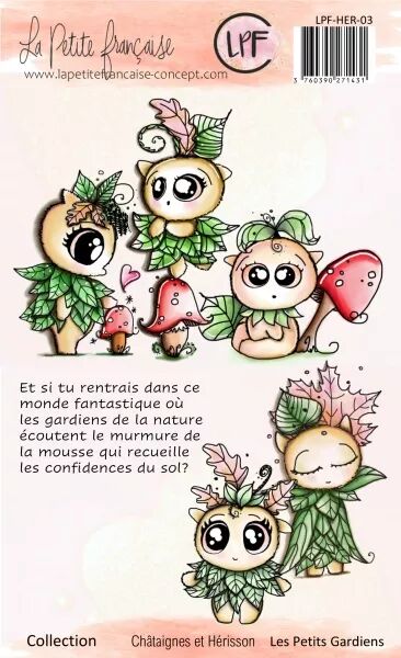 Tampon - Ch�taignes et H�risson - Les Petits Gardiens - La Petite Fran�aise