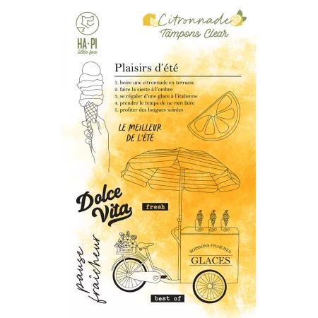 Tampon - Citronnade - Plaisirs d\'été - Ha-Pi Little Fox