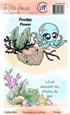 Tampon - Coquillages et Crustacés - Poulpy - La Petite Fançaise