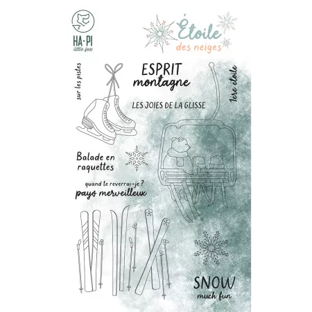 Tampon - Etoile des neiges - Esprit montagne - HA.PI little fox
