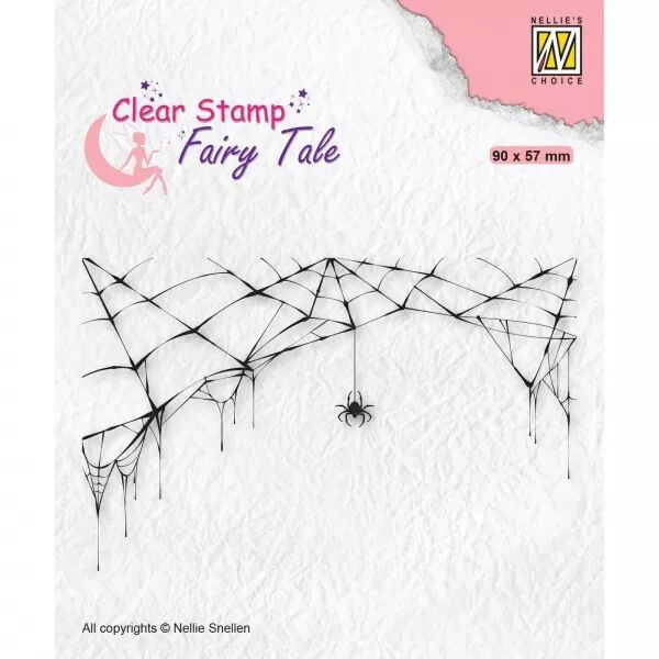 Tampon - Fairy tale spider & web - toile d\'araign�e - Nellie\'s Choise