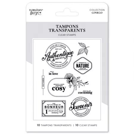Tampon - Ginkgo - Petite dose de bonheur - Florilèges Design