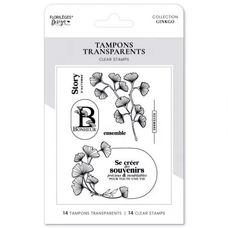 Tampon - Ginkgo - Story d\'automne - Florilèges Design