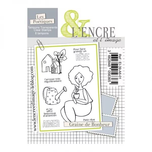 Tampon - Graine de Bonheur - L\'encre et l\'image