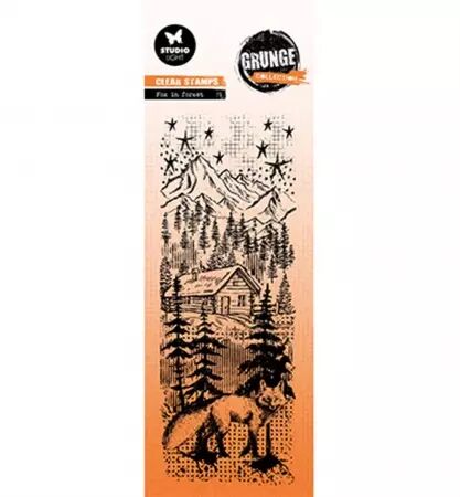 Tampon - Grunge - Fox in forest
