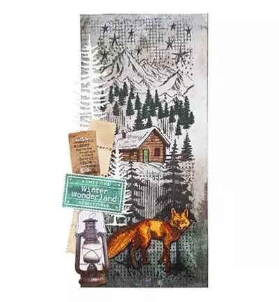 Tampon - Grunge - Fox in forest