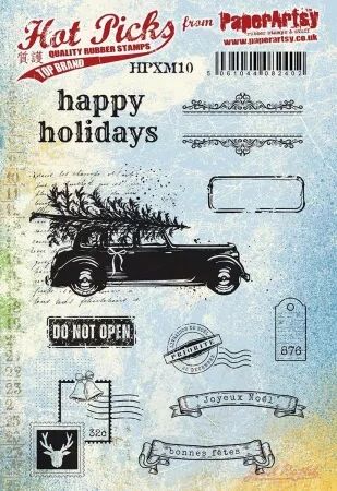 Tampon - Happy holidays - Paper Artsy