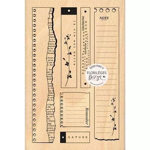 Tampon - Herbarium - Etiquettes herbarium