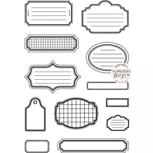 Tampon - Herbarium - Multi �tiquettes