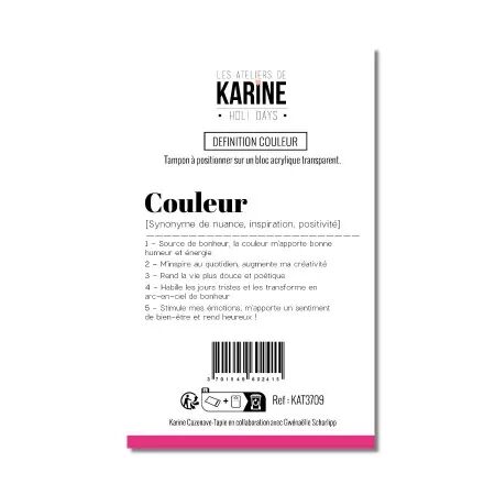 Tampon - Holi Days - Définition Couleur