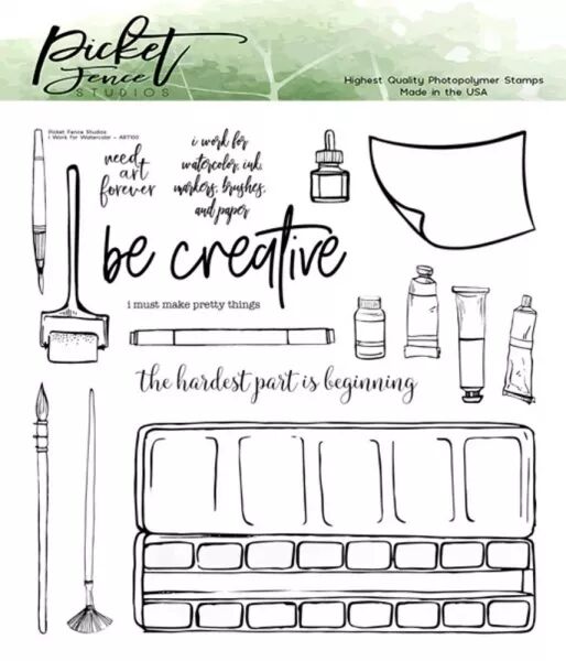Tampon - I work for watercolor