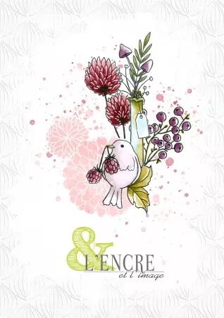 Tampon - Impressions Florales - L\'Encre et l\'Image