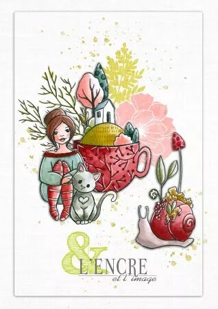 Tampon - Impressions Florales - L\'Encre et l\'Image