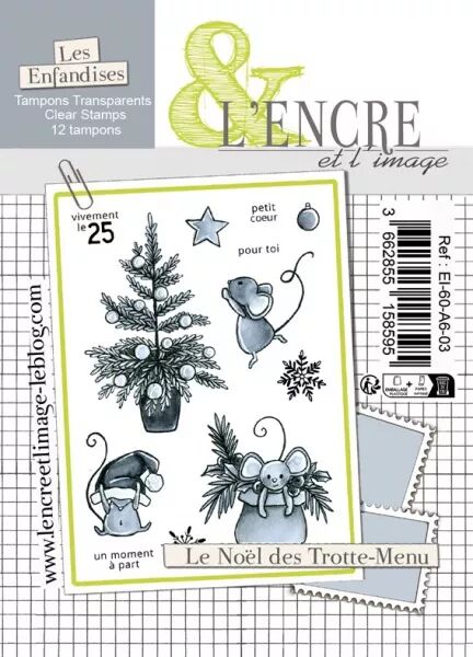 Tampon - Le No�l des Trotte-Menu- L\'encre et l\'image