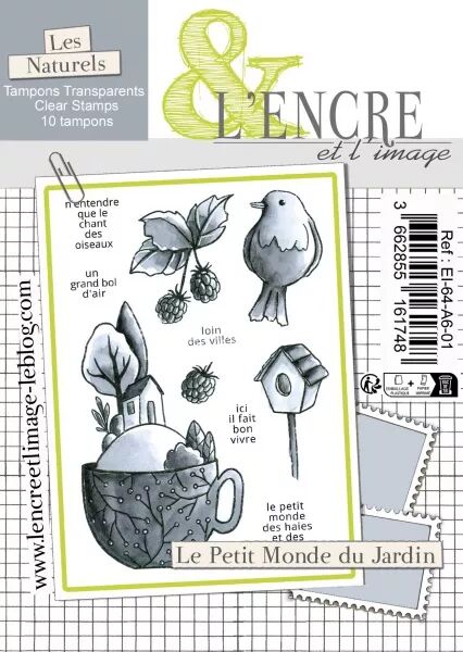 Tampon - Le Petit Monde du Jardin - L\'Encre et l\'Image