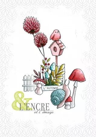 Tampon - Le Petit Monde du Jardin - L\'Encre et l\'Image