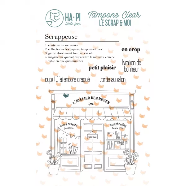 Tampon - Le Scrap&moi - Scrappeuse - Ha.Pi Little Fox