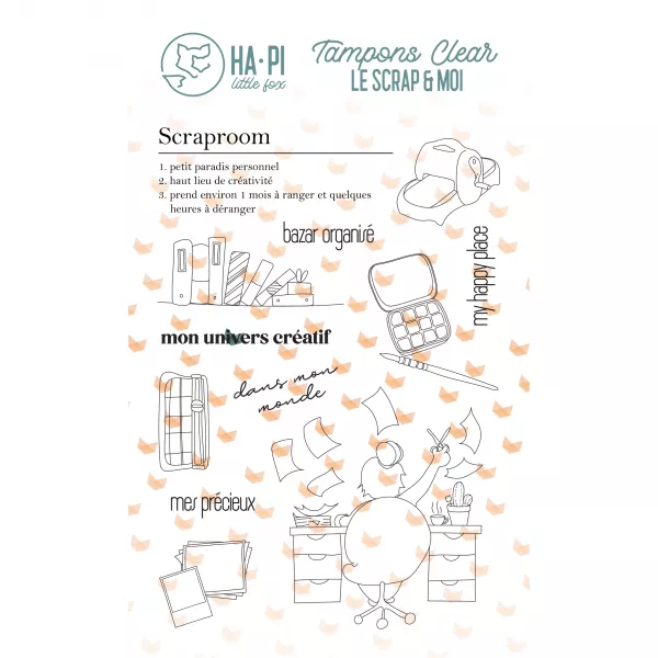 Tampon - Le Scrap&moi - Scraptoom - Ha.Pi Little Fox