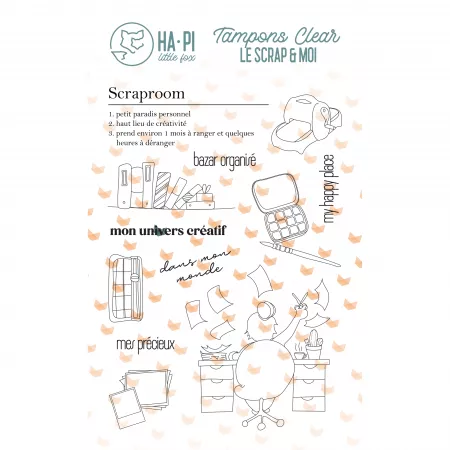 Tampon - Le Scrap&moi - Scraptoom - Ha.Pi Little Fox
