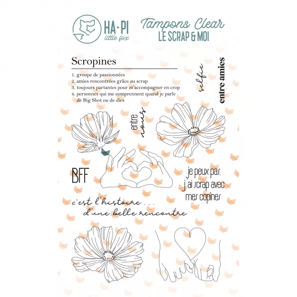 Tampon - Le Scrap&moi - Scropines - Ha.Pi Little Fox