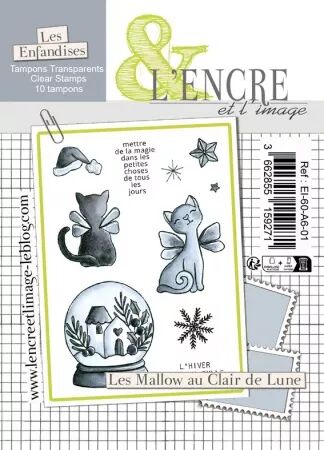 Tampon - Les Mallow au Clair de Lune- L\'encre et l\'image