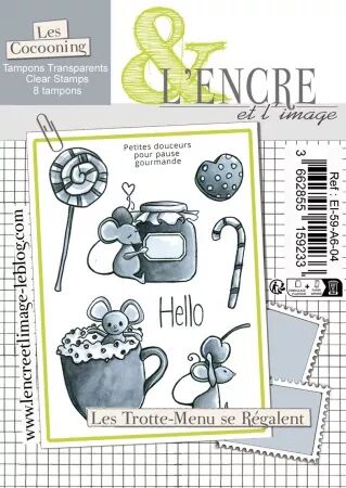 Tampon - Les Trotte-Menu se Régalent - L\'encre et l\'image