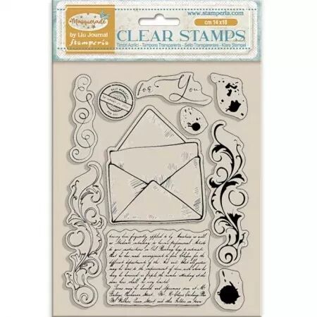 Tampon - Masquerade - Letter - Stamperia