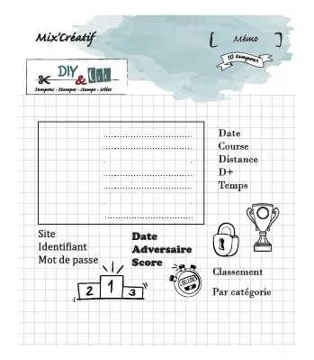 Tampon - M&eacute;mo - DIY&Cie